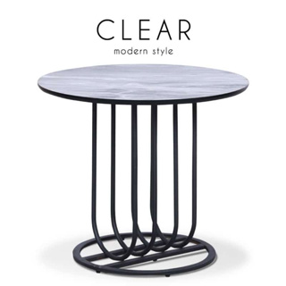 AS Furniture / CLEAR (เคลียร์) โต๊ะกลางหน้า ท็อปไม้ปิดผิว ขาเหล็ก