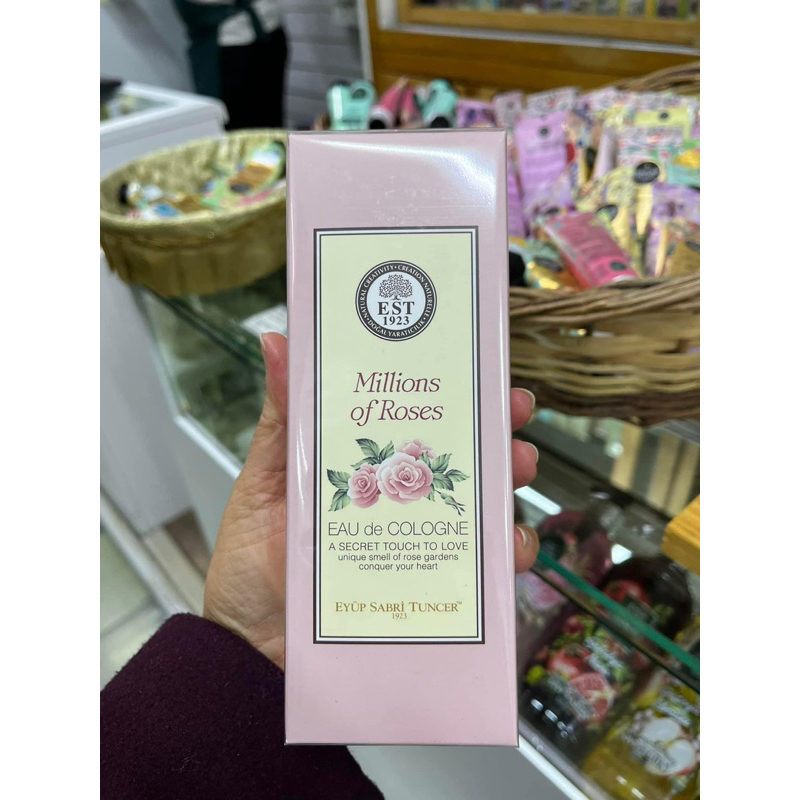 โคโลญจน์กลิ่นดอกกุหลาบ-millions-of-roses-จากตุรกีขนาด-150ml