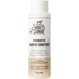 แชมพูสุนัข Skout’s Honor Probiotic Shampoo+Conditioner กลิ่น Dog of The Woods ขนาด 473 ml