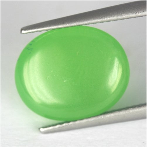 พลอยหลังเบี้ยคริสโซเพลส-chrysoprase-นน7-69กะรัต