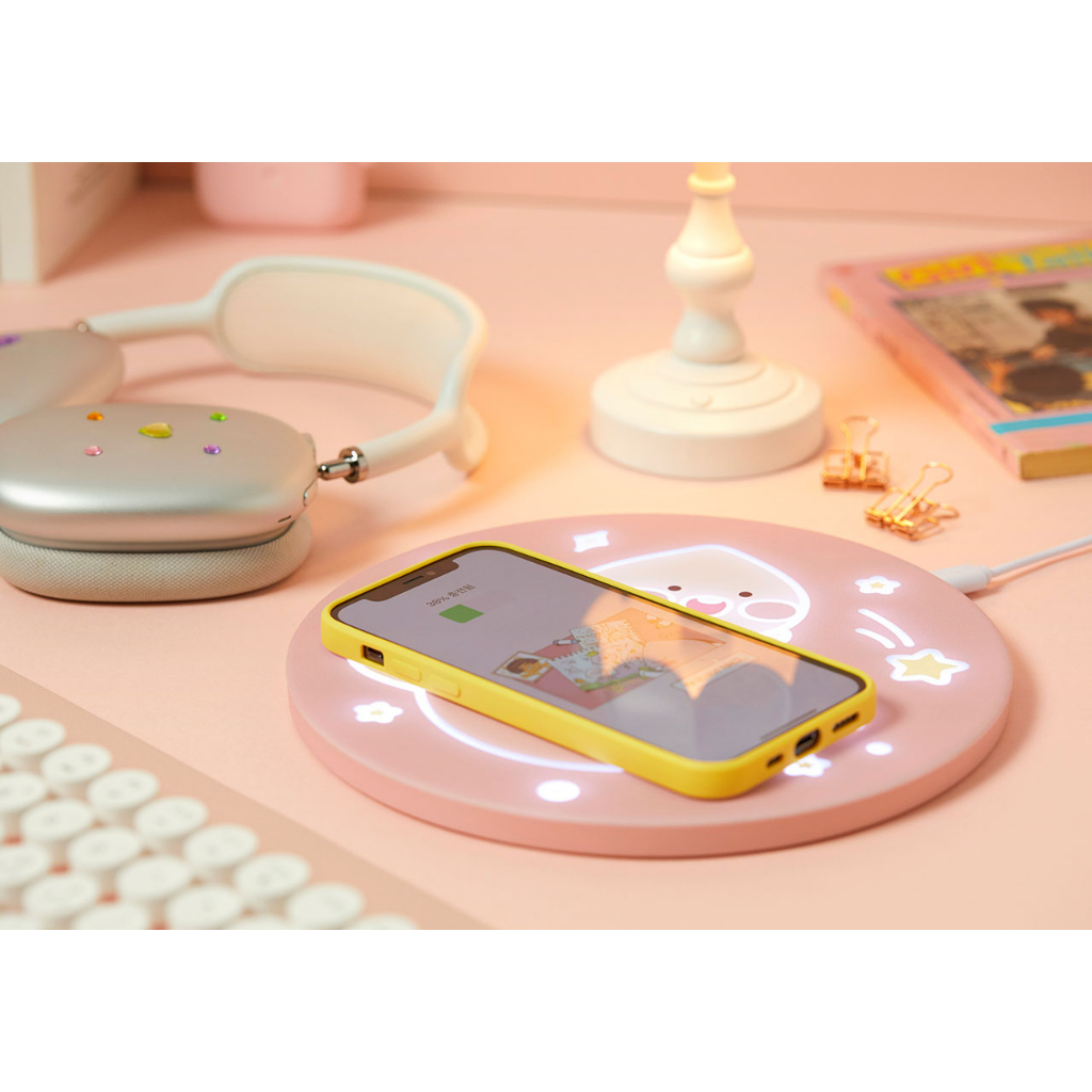 พร้อมส่ง-kakaofriends-wireless-charger-little-apeach-แท่นชาร์จไร้สาย