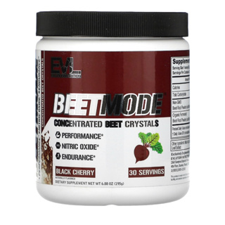EVLution Nutrition BeetMode, Concentrated Beet Crystals, Black Cherry, 6.88 oz (195 g)