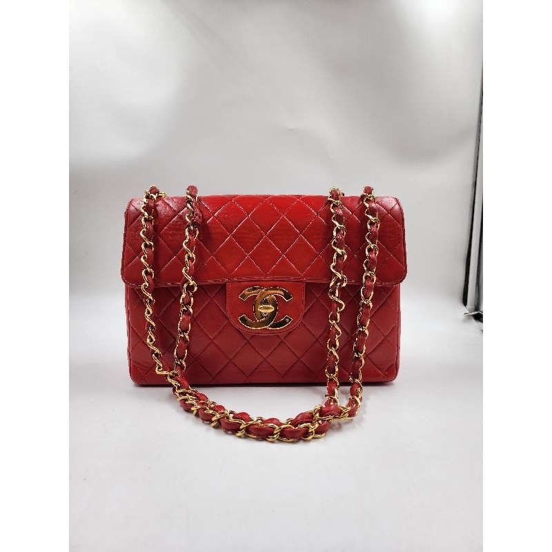 chanel-classic-jumbo-biglogo-vintage-flap-bag