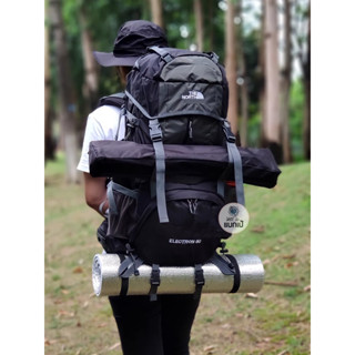 THE NORTH FACE 60L(เสริมเหล็ก+แถมผ้าคลุม)