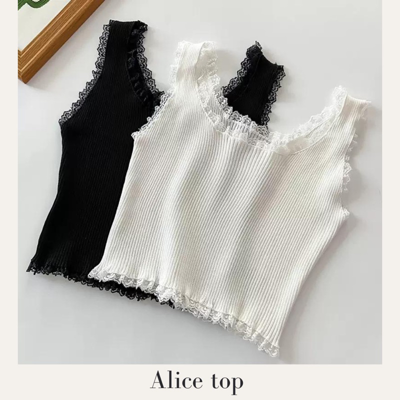 alice-top-เสื้อกล้าม-เสื้อครอป