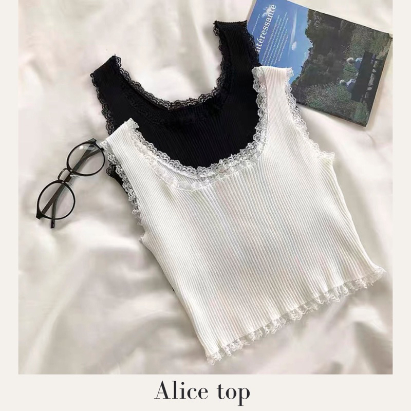 alice-top-เสื้อกล้าม-เสื้อครอป