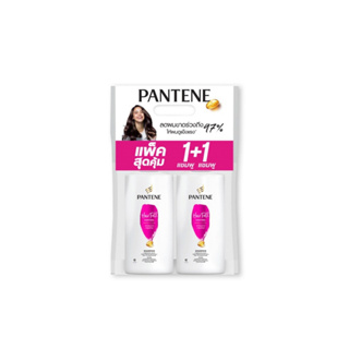 (แพ็คคู่สุดคุ้ม แชมพู+แชมพู) PANTENE HAIR FALL CONTROL SHAMPOO (410X2 มล.) แพนทีน แชมพู สูตรแฮร์ฟอล คอนโทรล