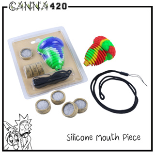 Mouth Piece ตัวต่อปากบ้อง บ้องแก้ว ซิลิโคนปากบ้อง ปากท่อไม่เกิน 4 cm บ้อง Silicone C22