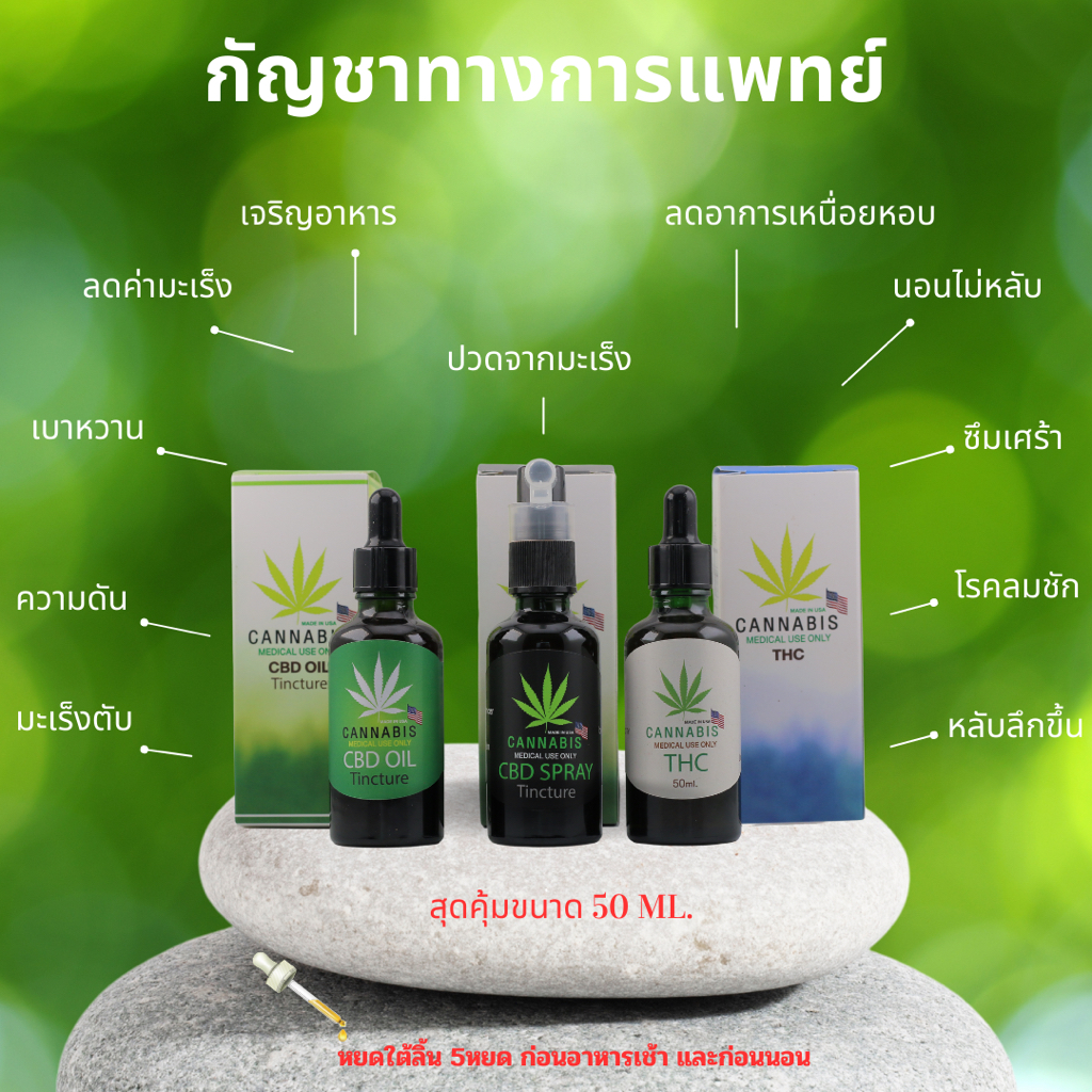 ภาพหน้าปกสินค้าc,b,d oil Tincture ทางการแพทย์ สุดคุ้ม50ml.ลดปวด,นอนไม่หลับ,ลดค่ามะเร็ง มีใบserจากlab Thc0.049% CBD78.84% จากร้าน behealthy99 บน Shopee