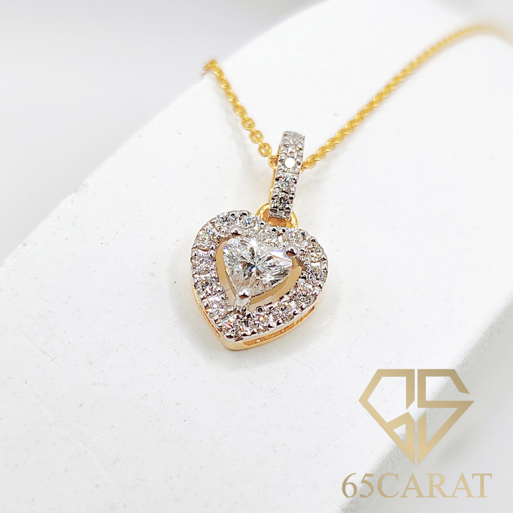 65carat-จี้เพชรหัวใจ-0-33กะรัต-เพชรเบลเยี่ยมคัท-ตรงกลางเพชรแฟนซีหัวใจ