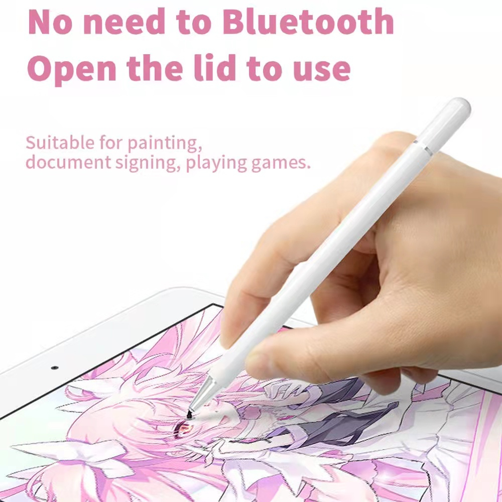 ภาพหน้าปกสินค้าStylusปากกา Penปากกาแม่เหล็กไฟฟ้าfor Android แท็บเล็ตพีซีสมาร์ททัชสกรีนปากกาทัชสกรีนโทรศัพท์มือถือ ชาร์จปากกา