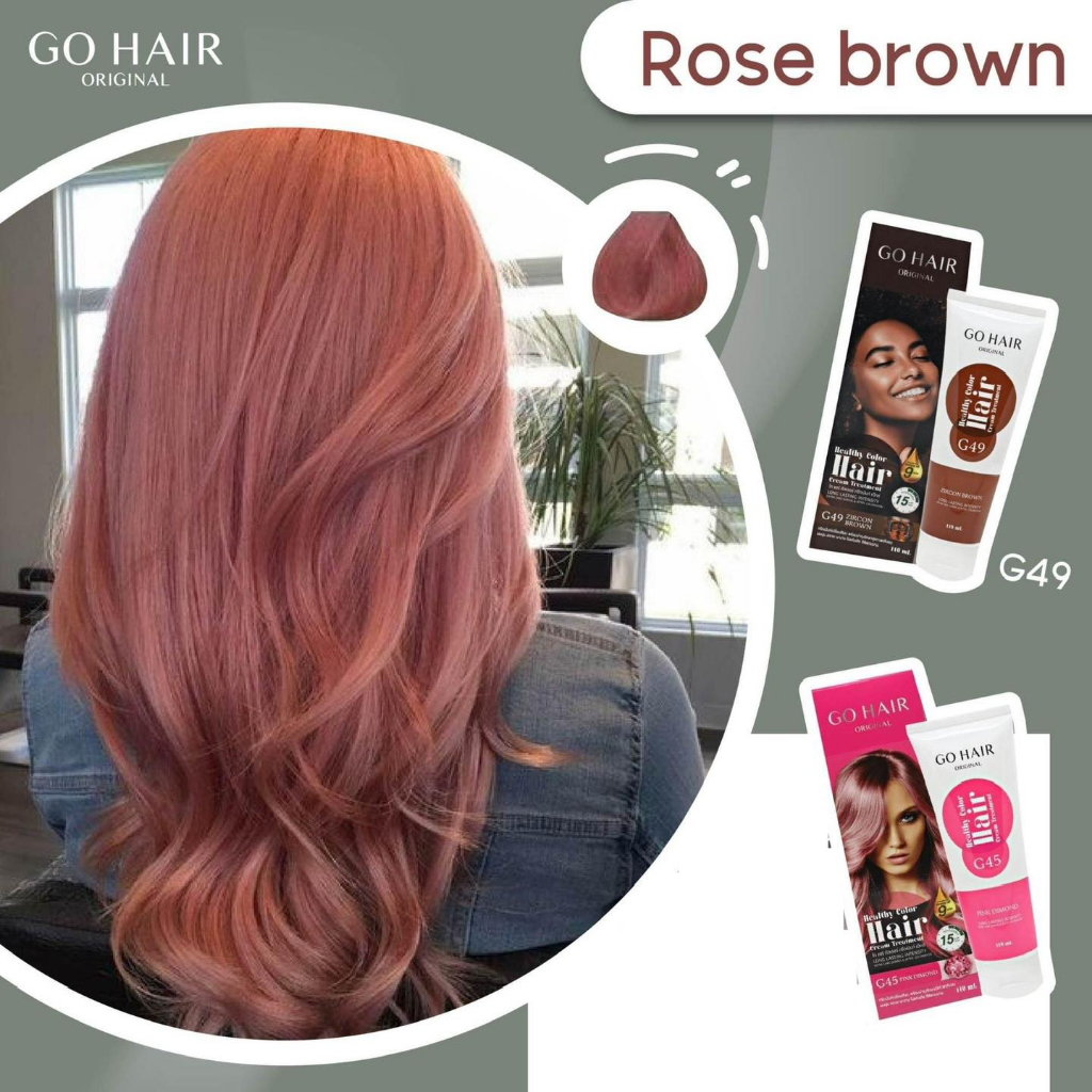 ภาพสินค้าGo Hair โกแฮร์ ทรีทเม้นท์ แว๊กสีผม Color Treatment Wax 110ml. จากร้าน beautymall_th บน Shopee ภาพที่ 3