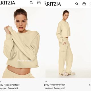 ภาพหน้าปกสินค้าNew Tna Cozy Fleece Perfect Cropped Sweatshirt เสื้อสเวตเตอร์ครอป ที่เกี่ยวข้อง
