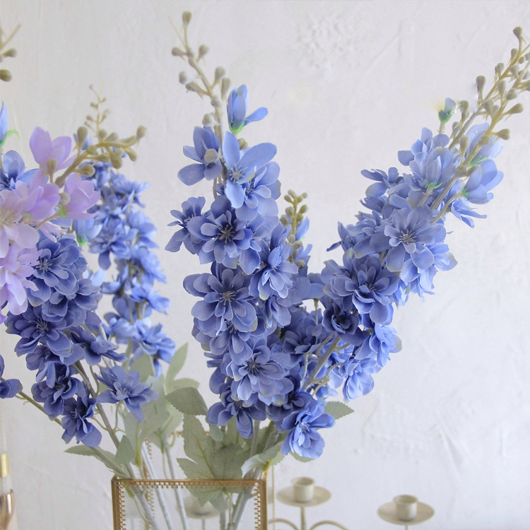 ดอกไฮยาซินธ์-ดอกไม้ปลอม-ตกแต่งบ้าน-ดอกไม้หรูหราก้านยาว-ดอกไม้ตกแต่งบ้าน-ดอกไม้ประดิษฐ์ใส่แจกัน-ช่อใหญ่-สวยมาก
