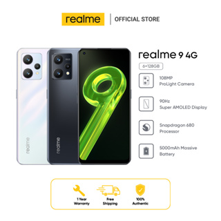 [Online exclusive] realme 9 4G (6+128GB) Battery 5000 mAh | Snapdragon 680 4G