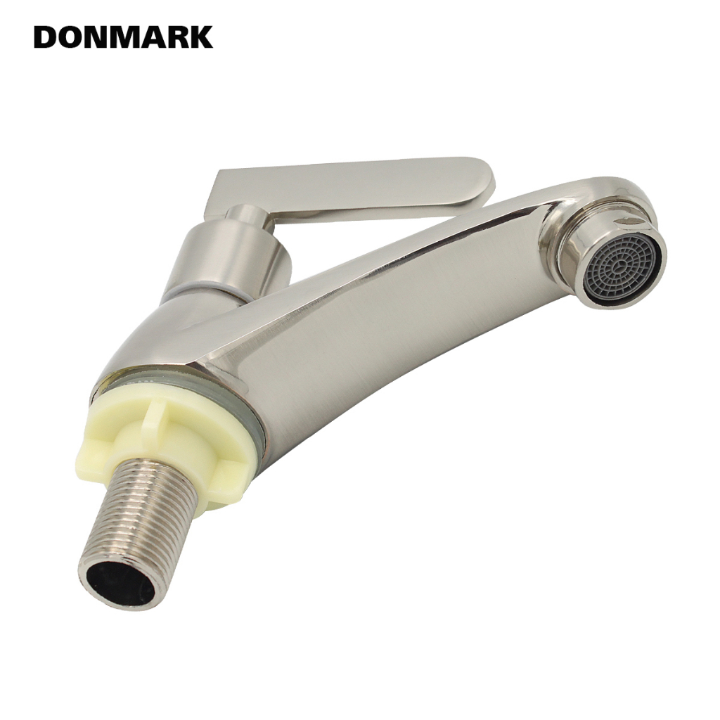 donmark-ก๊อกน้ำล้างมือ-ก๊อกอ่างล้างหน้า-ด้ามปัด-สีซาติน-รุ่น-dks-1120