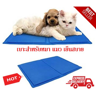 Pet cool mat แผ่นเจลรองนอนหมา แผ่นเจลเย็นสุนัข (Size s 30*40 cm) ลดความเสี่ยงต่อภาวะเป็นลมแดด  เช่น ชิวาวา และแมวช