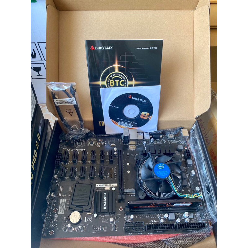 ขาย Set mainboard+cpu+ram (Tb360 btc pro / cpu G5420 / Ram 8G) | Shopee ...