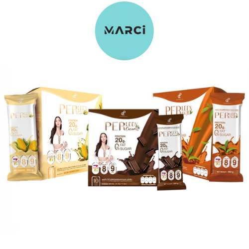 PERLEEN เพอร์ลีน โปรตีนชงดื่ม [10 ซอง/กล่อง] | Shopee Thailand