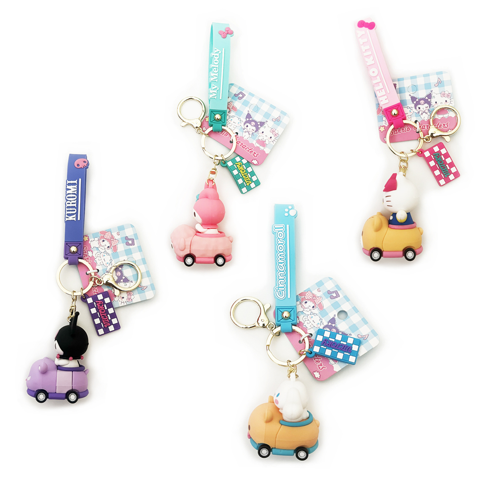 พวงกุญแจ ซานริโอ้ รถแข่ง ของแท้ / Sanrio Melody Kuromi Cinnamoroll ...