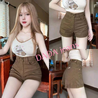 โปรโมชั่น Flash Sale : กางเกงยีนส์ขาสั้น งานผ้าสีดาด้า มี 9 สี 4 ไซส์ให้เลือกไม่มีซับใน