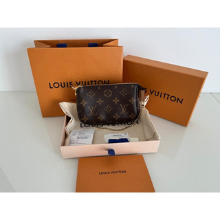 NEW LV Mini Pochette DC21 อปก ครบ ใบเสร็จช็อปไทยของใหม่