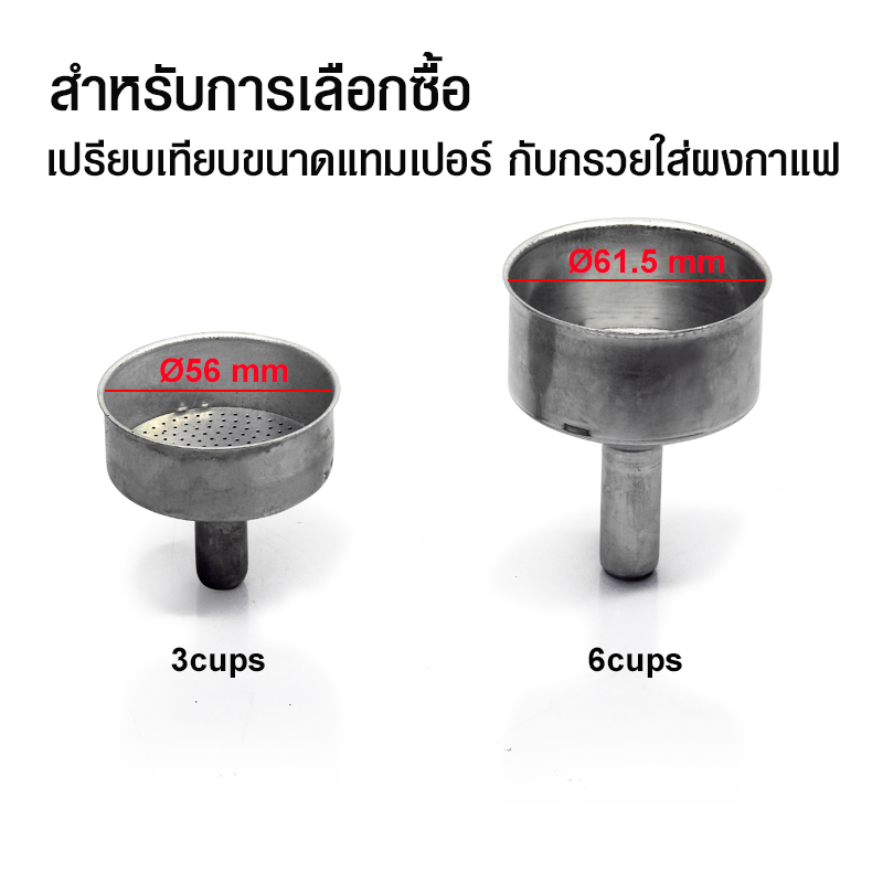 waffle-แทมเปอร์-ที่กดกาแฟ-สแตนเลส-54-mm-ใช้กับมอคค่าพอท-3-cups-รหัสสินค้า-1610-690-54