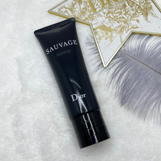 Dior SAUVAGE SHAVING GEL tester nobox New.เจลโกนหนวดปกป้องผิวจากการระคายเคือง