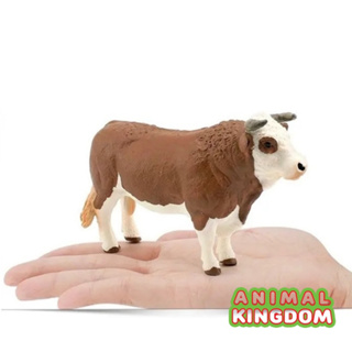 Animal Kingdom - โมเดลสัตว์ วัว Simmental Bull ขนาด 13.30 CM (จากหาดใหญ่)