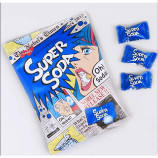 [พร้อมส่ง] Super Soda Candy Nobel Type  ลูกอมญี่ปุ่นซูเปอร์โซดา 84 ก.