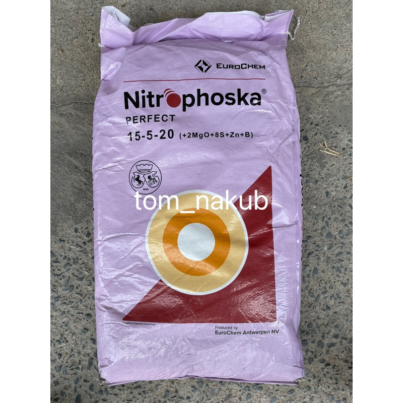 Nitrophoska Perfect: นิโตรฟอสก้า เพอร์เฟคท์ (15-5-20) ปุ๋ยซับเฟต ทางดิน ...