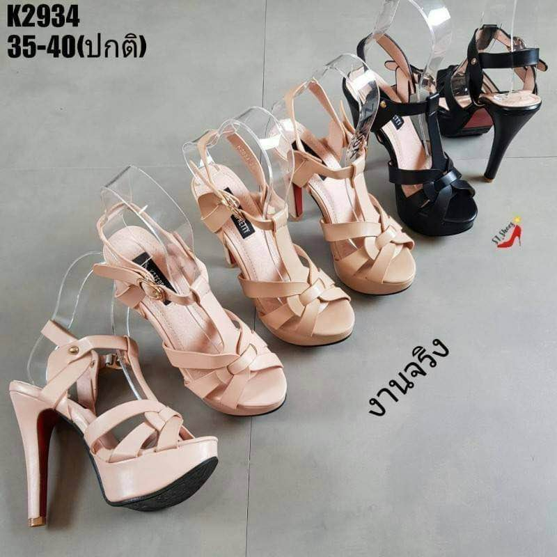 k2934-รองเท้าสไตล์เกาหลี-ดีไซน์สวยเก๋-เปรี้ยวสุดๆ