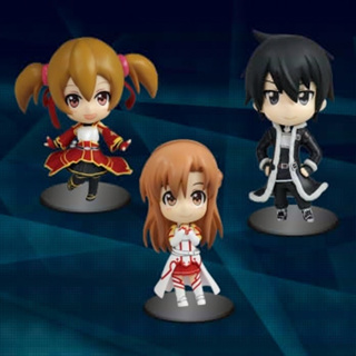 [ฟิกเกอร์แท้] [SAO] Sword Art Online - Kirito / Asuna / Silica - Chobirume (FuRyu)