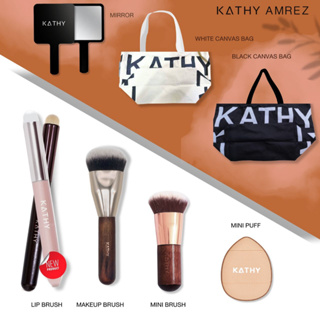 KATHY AMREZ BRUSH แปรงเบลนลิปกระแต ทรงกลม ขนแน่นและนุ่มมาก แปรงเทพ แปรงมินิ