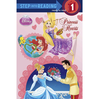 Princess Hearts (Disney Princess) Paperback Step into Reading English