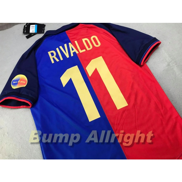 retro-เสื้อบอลย้อนยุค-vintage-บาเซโรนา-barcelona-home-1999-4-guardiola-7-figo-11-rivaldo-21-luis-enrique