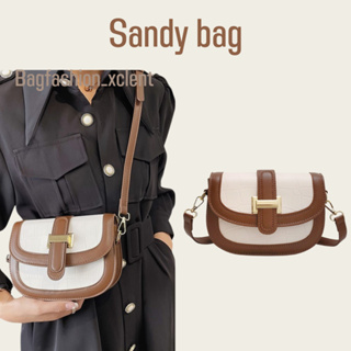 [พร้อมส่ง] กระเป๋า Sandy bag รุ่นนี้สายมินิมอลต้องมี อะไหล่สวยหนังแน่นๆ ทรงสวยมาก