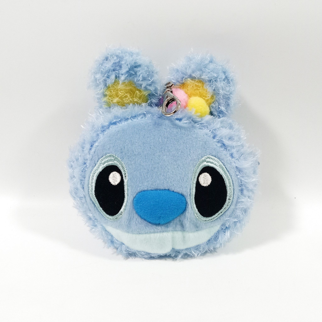 disney-stitch-plush-card-holder-coin-purse-กระเป๋าใส่บัตร-กระเป๋าใส่เหรียญ-ของแท้ญี่ปุ่น