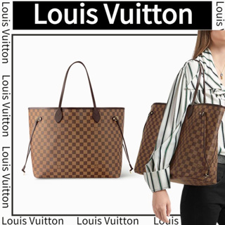 หลุยส์วิตตอง  Louis Vuitton NEVERFULL กระเป๋าถือใบใหญ่/สไตล์ใหม่ล่าสุด/กระเป๋าแม่/กระเป๋าช้อปปิ้ง/ยุโรปแท้100%