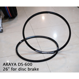 ขอบล้อ ARAYA DS600/ ดิสก์เบรก /700c สีดำ