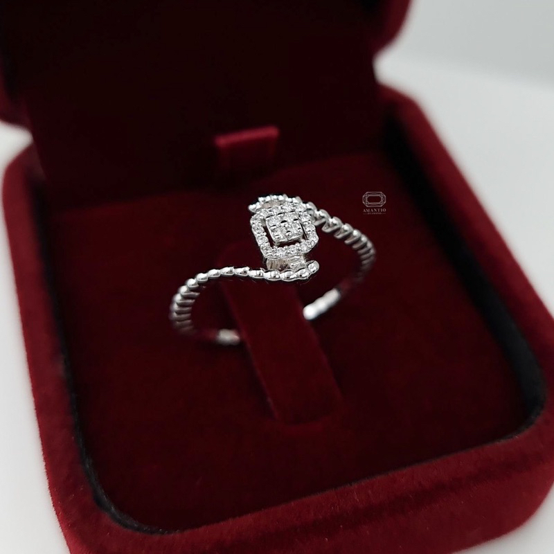 amantio-diamond-แหวนเพชรแท้น้ำ99-vvs-ทองแท้18k-white-gold