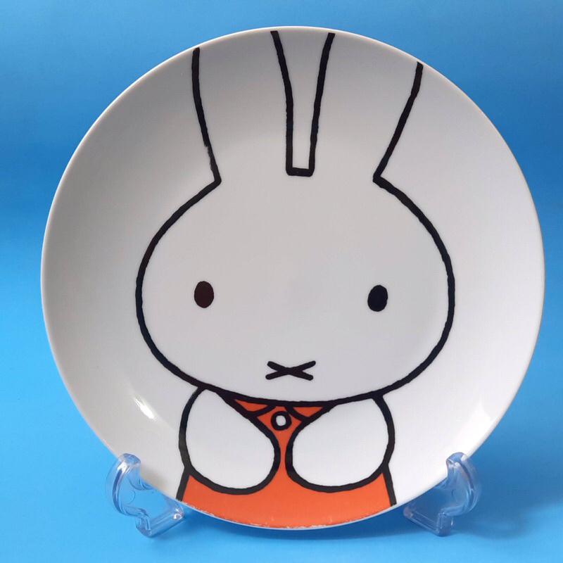 จานเซรามิค-miffy-จานข้าว-มิฟฟี่-การ์ตูนน่ารักๆ-งานสะสมของแท้จากญี่ปุ่น-มือ-2-งานคาร์แรคเตอร์สไตล์ญี่ปุ่น