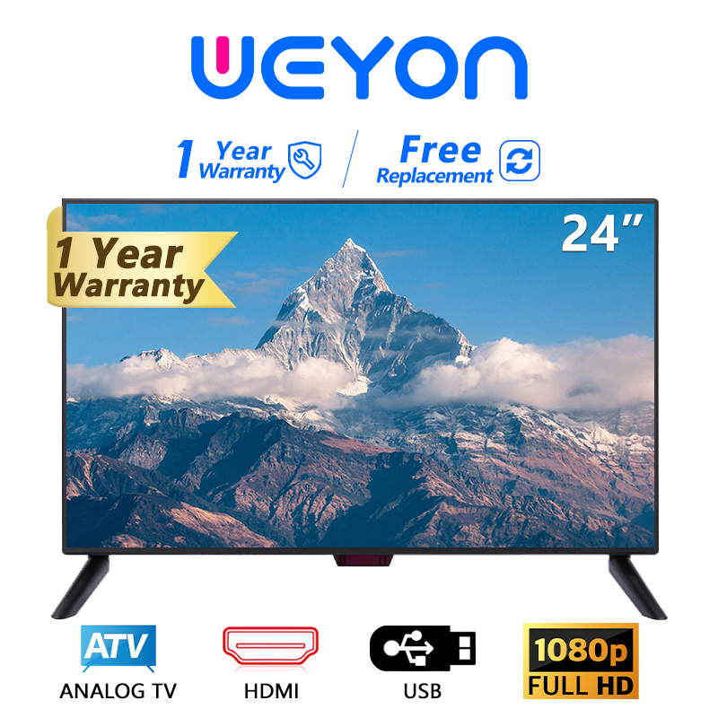 ภาพหน้าปกสินค้าWEYON ทีวี 22นิ้ว มัลติฟังก์ชั่ HD Ready LED TV (รุ่น W22-2ทีวีจอแบน) 22'' โทรทัศน์ ทีวี