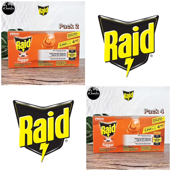 [Raid] Concentrated Deep Reach Fogger, 43g/Cans เครื่องกำจัดแมลง แบบพ่น ...