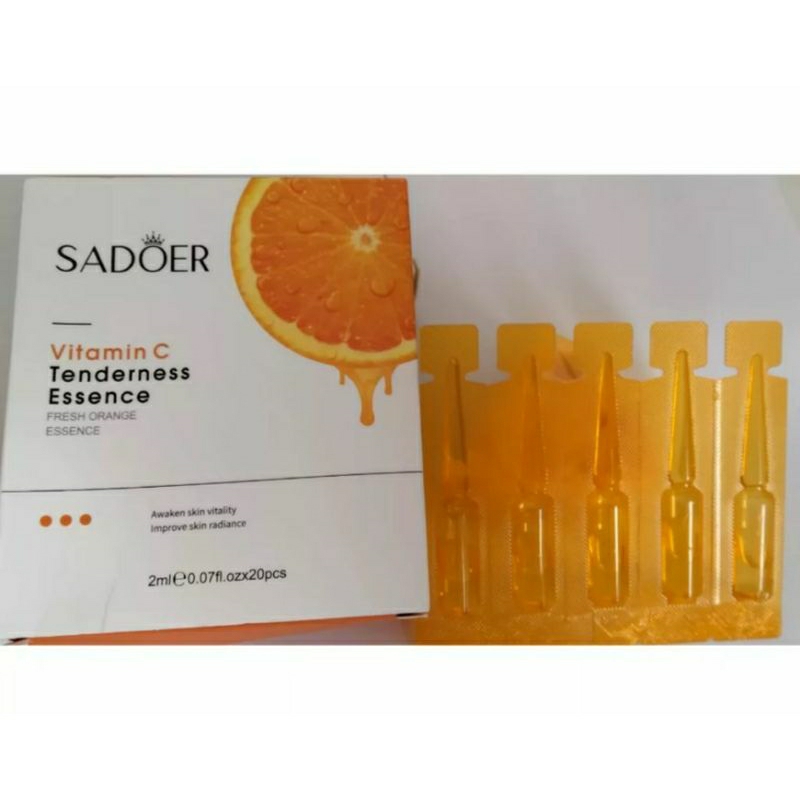 sadoer-vitamin-c-temderness-เซรั่มหน้าวิตามินซีเข้มข้น-บำรุงผิวหน้าให้กระจ่างใส-ขาวใส1กล่อง20-ชิ้น