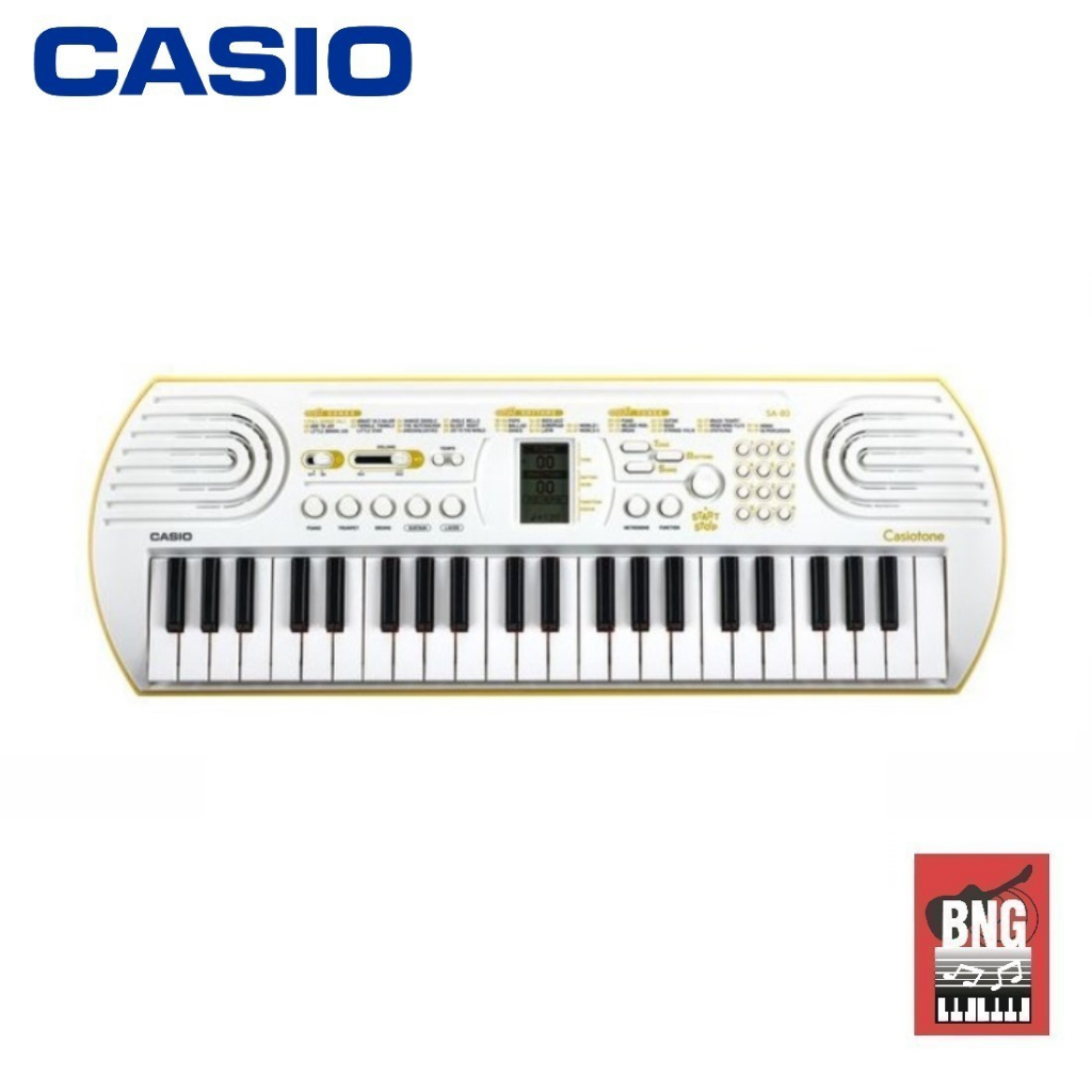 คีย์บอร์ดไฟฟ้า-casio-sa-80-เสียงดี-พกพาสะดวก