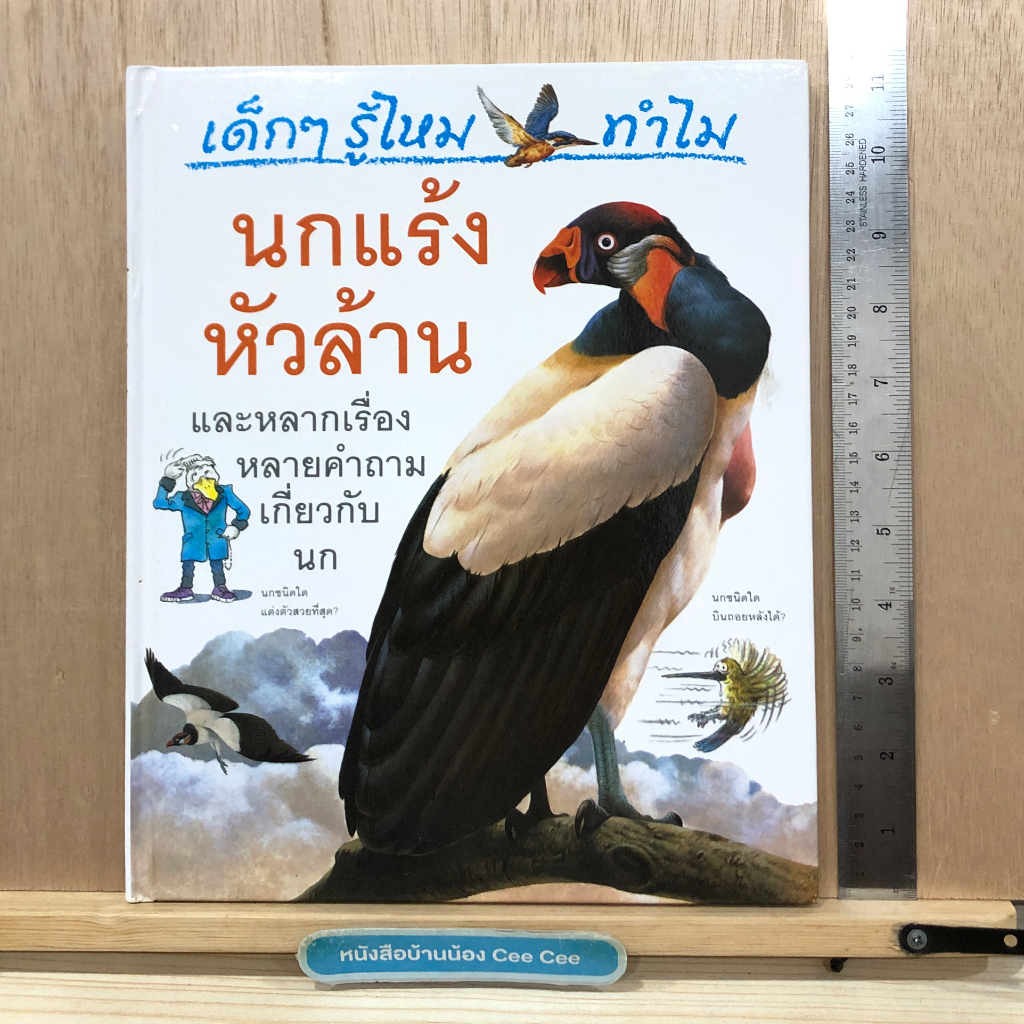 หนังสือภาษาไทย-โกรเลียร์-grolier-ปกแข็ง-เด็กๆ-รู้ไหม-ทำไม-นกแร้งหัวล้าน-และหลากเรื่องหลายคำถามเกี่ยวกับนก