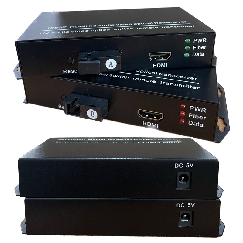 อุปกรณ์ ไฟเบอร์ HDMI Fiber PWR Optic Extender +Audio 20KM Media ...