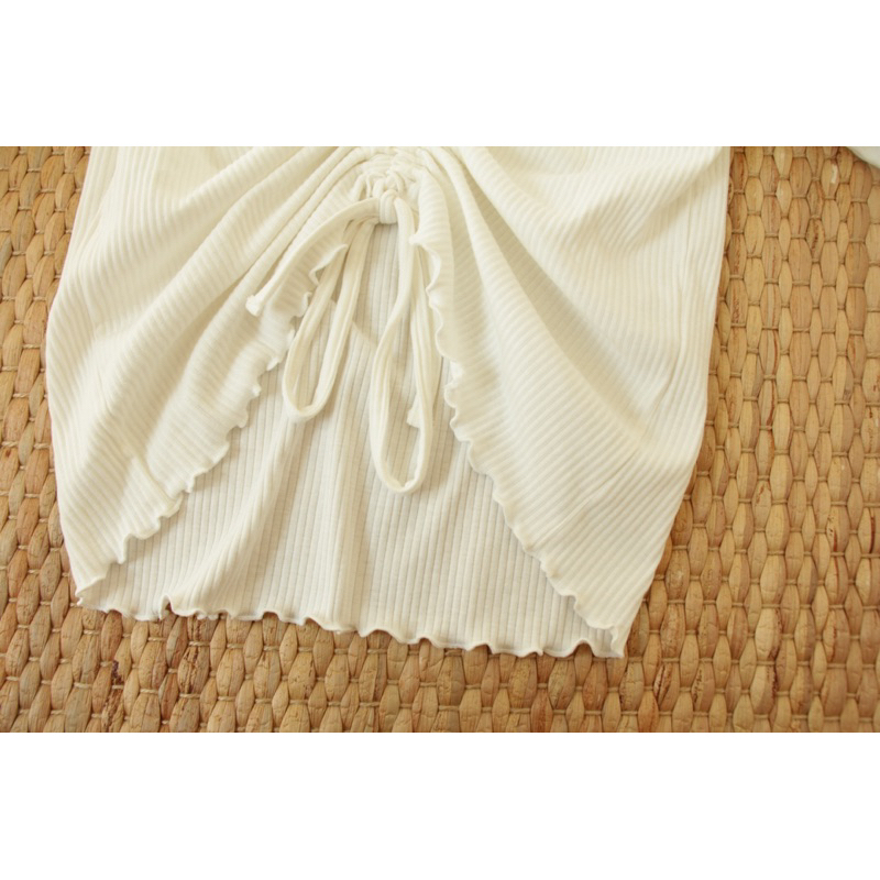 colza-x-cotton-ผ้าร่อง-x-l-ทรงครอปรูดหน้า-ขาวสะอาด-อก-34-38-ยาว-20-code-438-4