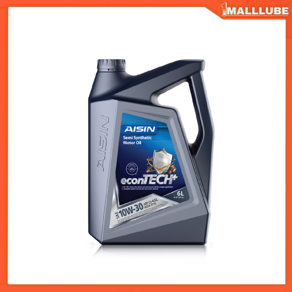 AISIN น้ำมันเครื่องรถยนต์ดีเซล AISIN Cl-4/SL 10W-30 กึ่งสังเคราะห์ ...